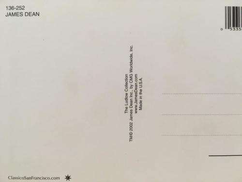 Post Card - James Dean  - Made In U.S.A. (N.O.S)
