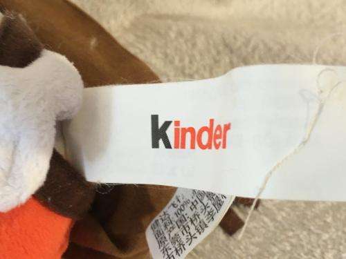 Kinder Surprise Limited Edition Aviator Plush Soft Toy Collectable Teddy Egg +-19cm