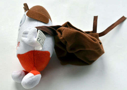 Kinder Surprise Limited Edition Aviator Plush Soft Toy Collectable Teddy Egg +-19cm