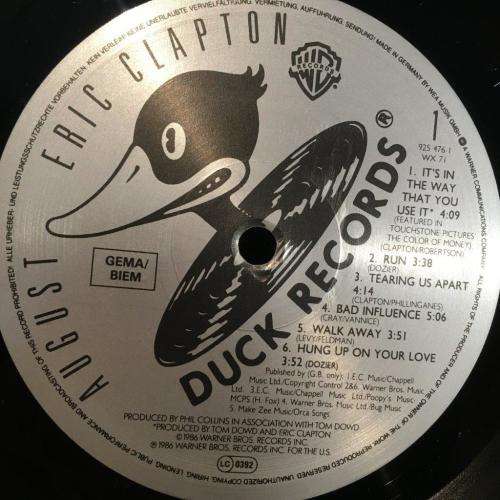 LP - Eric Clapton - August