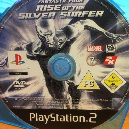 PS2 - Fantastic Four - Rise of the Silver Surfer (disc only)