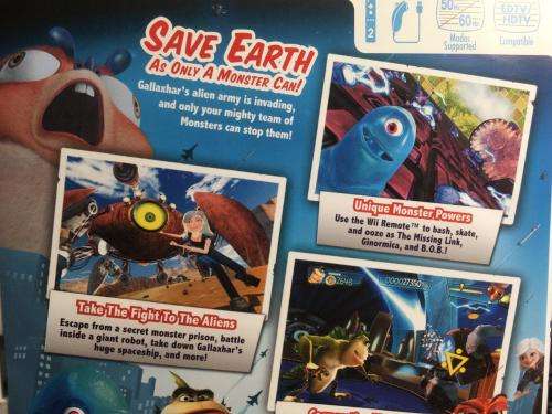 Wii - Monsters VS Aliens