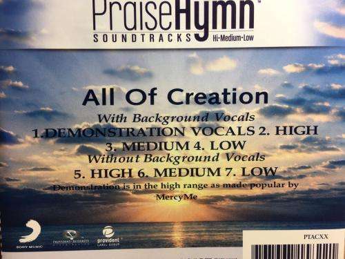 CD - Praise Hymn - All Of Creation
