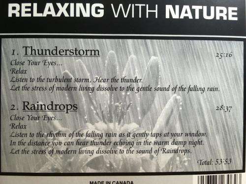 CD - Thunderstorm Raindrops