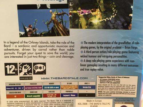 PC - The Bard`s Tale