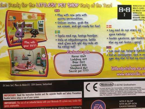 Nintendo DS - Littlest Petshop Country Friends