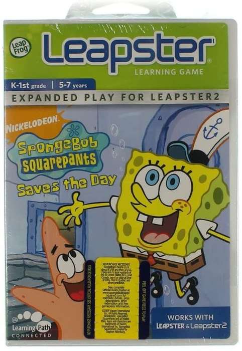 Leap Frog - Leapster Learning Game - Nickelodeon SpongeBob Squarepants Saves the Day
