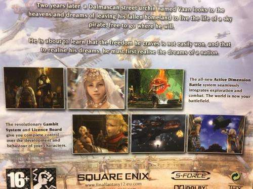 PS2 - Final Fantasy XII - Platinum