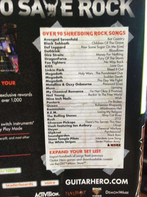 Xbox 360 - Guitar Hero - Warriors of Rock