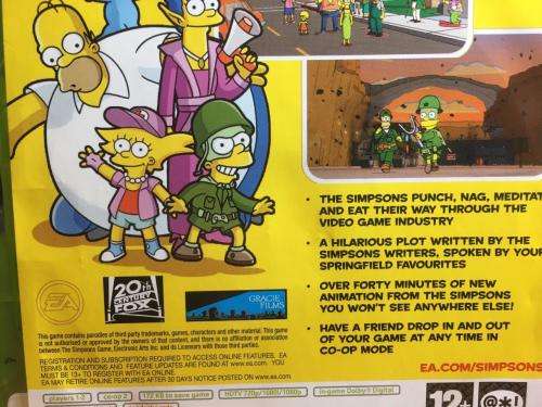 Xbox 360 - The Simpsons Game