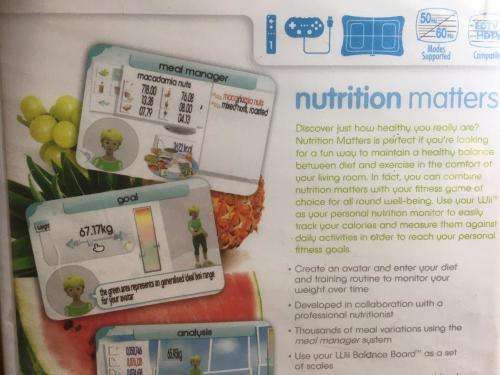 Wii - Nutrition Matters - Mind Body Soul. - Wii Ballance Board Compatible