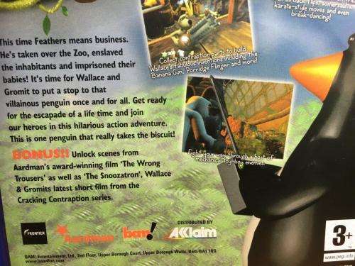 PS2 - Wallace & Gromit In Project Zoo
