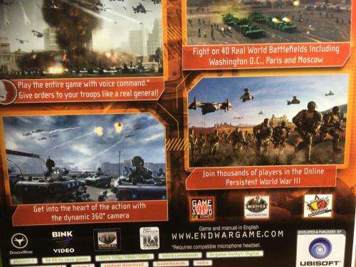 Xbox 360 - Tom Clancy`s End War