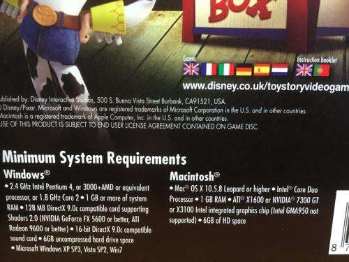 PC - Toy Story 3