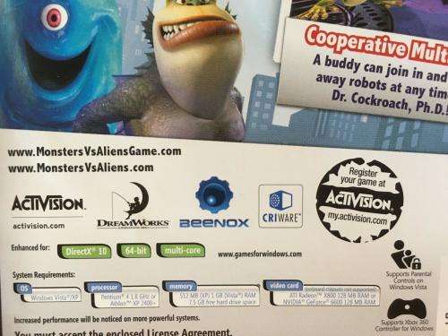 PC - Monsters Vs Aliens