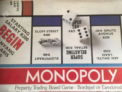 Monopoly - Vintage made by Manhattan  Waddingtons (Has Eloff Street)