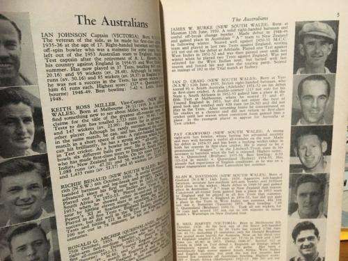 Vintage Playfair Cricket Annual 1956