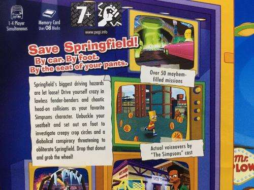 Gamecube - The Simpsons Hit & Run