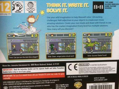 Nintendo DS - Super ScribbleNauts