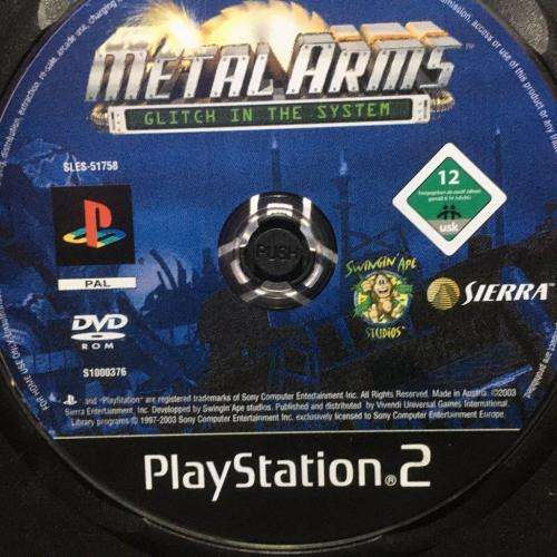 PS2 - Metal Arms Glitch In The System (Disc Only)
