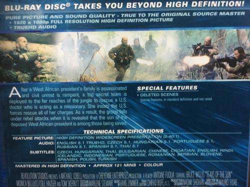 Blu-ray - Tears Of The Sun