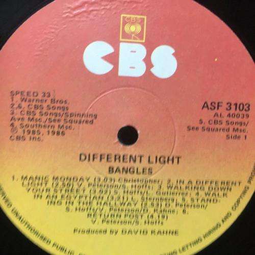 LP - Bangles Different Light