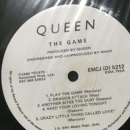 LP - Queen The Game