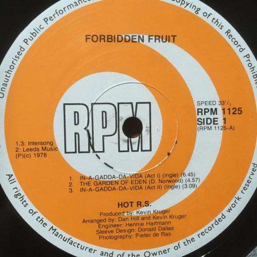LP - Hot R.S - Forbidden Fruit