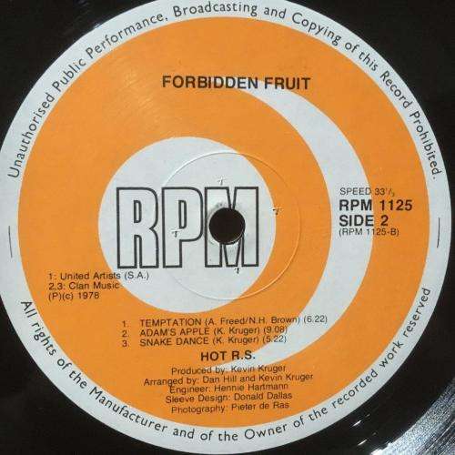 LP - Hot R.S - Forbidden Fruit