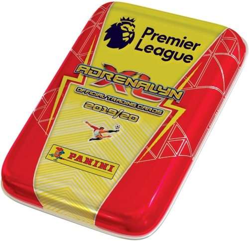 Premier League 2019-20 Panini Adrenalyn Cards - Pocket Tin + 1 Bonus Promo Pack 4 NOS Still Sealed