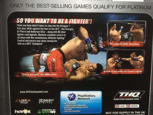 PS3 - UFC 2009 Undisputed - Platinum