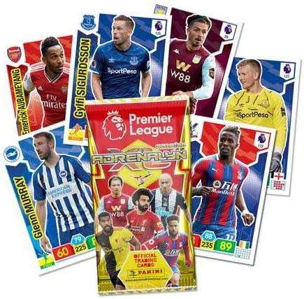 Premier League 2019-20 Panini Adrenalyn Cards - Pocket Tin + 1 Bonus Promo Pack 4 NOS Still Sealed