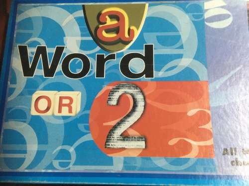 Jeremy Mansfield`s A Word or 2 board Game bassed on His TV Show (As New)