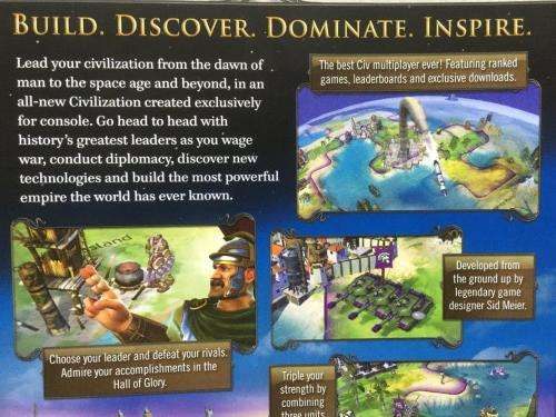 Xbox 360 - Sid Meier`s Civilization Revolution