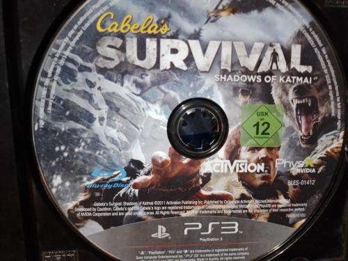 PS3 - Cabela`s Survival Shadows of Katmai (Disc Only)