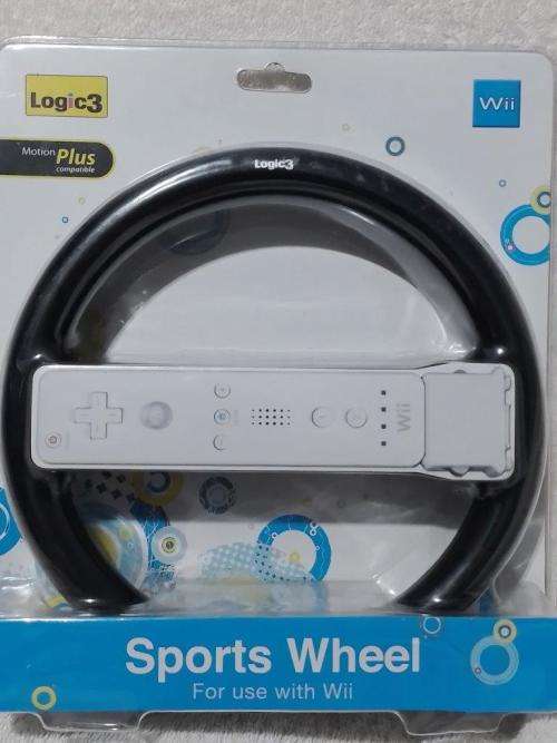 Wii - Logic 3 Sports Wheel (Motion Plus Add On Assessory Compatible) (New Sealed)
