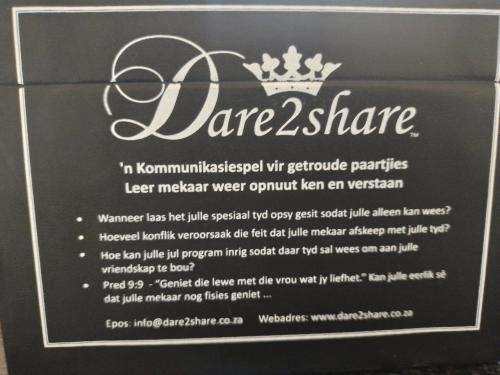 Dare 2 Share (Afrikaans Edition)
