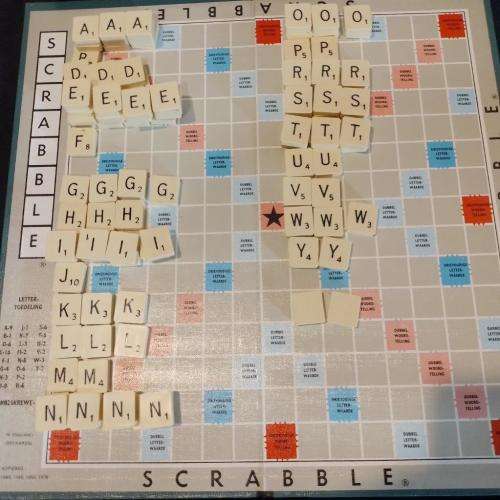 Vintage Scrabble Afrikaanse Uitgawe Spear`s Games