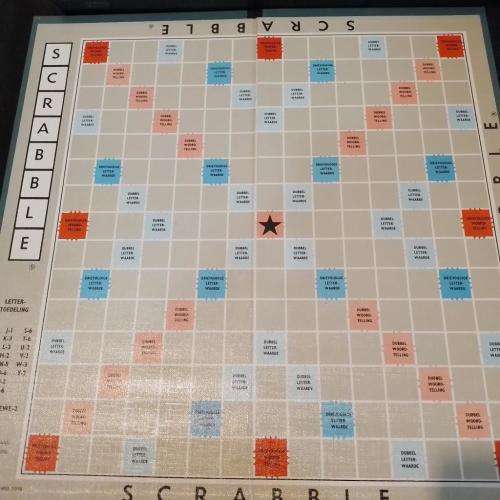 Vintage Scrabble Afrikaanse Uitgawe Spear`s Games