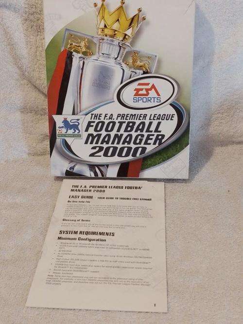 PC - Big Box The FA Premier League Football Manager 2000  (Box and Manual only) (Retro)
