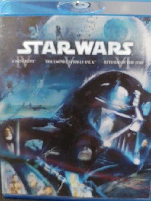 Blu-ray - Star Wars Original Trilogy - A New Hope IV, Empire Strikes Back V, Return of The Jedi VI