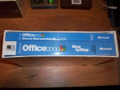 Microsoft Office 2000 Step by Step Learning Kit - Sealed (NOS)