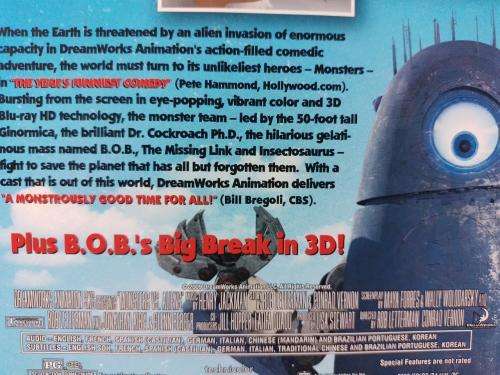 Blu-ray3D - Monsters Vs Aliens 3D