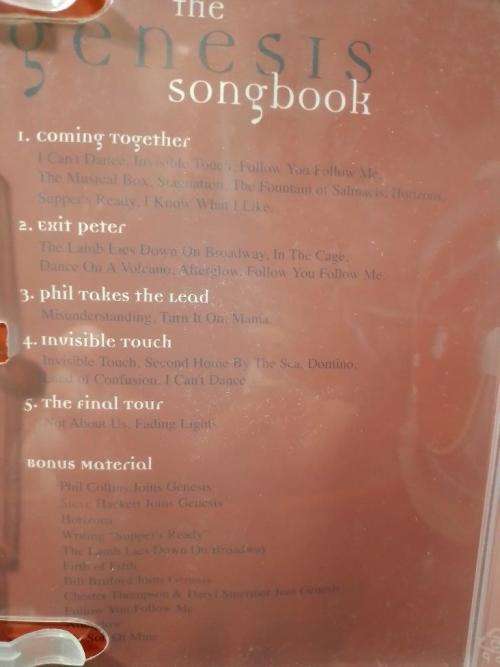 DVD - Genesis - The Songbook