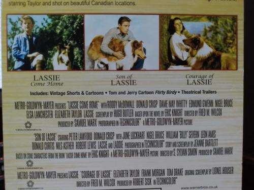 DVD - Lassie Trilogy ( Lassie Come Home, Son Of Lassie, Courage of Lassie)