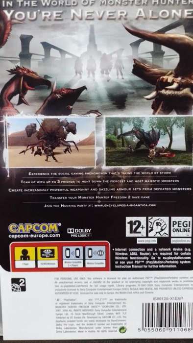 PSP - Monster Hunter Freedom Unite