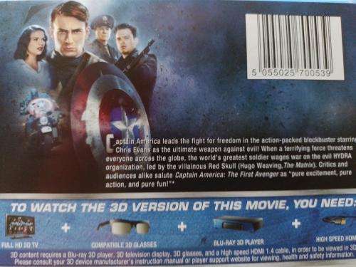 Blu-ray3D - Captain America The First Avenger Limited 3D Edition