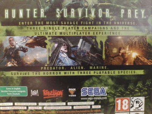 Xbox 360 - Aliens Vs Predator