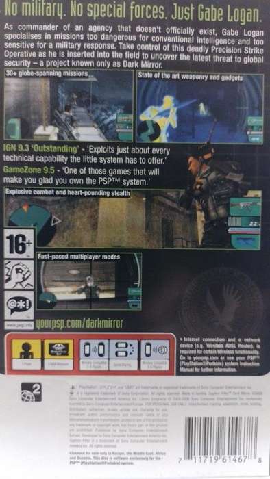 PSP - Syphon Filter Dark Mirror