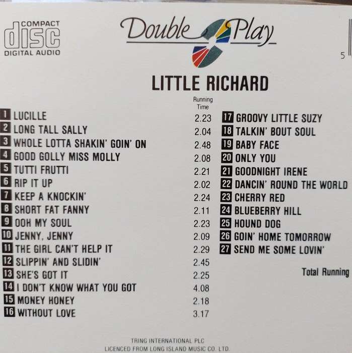 CD - Little Richard - 27 Track Collection - GRF021
